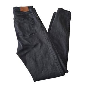 MADEWELL Taller 9" Mid-Rise Skinny Jeans in Lunar Wash size 28